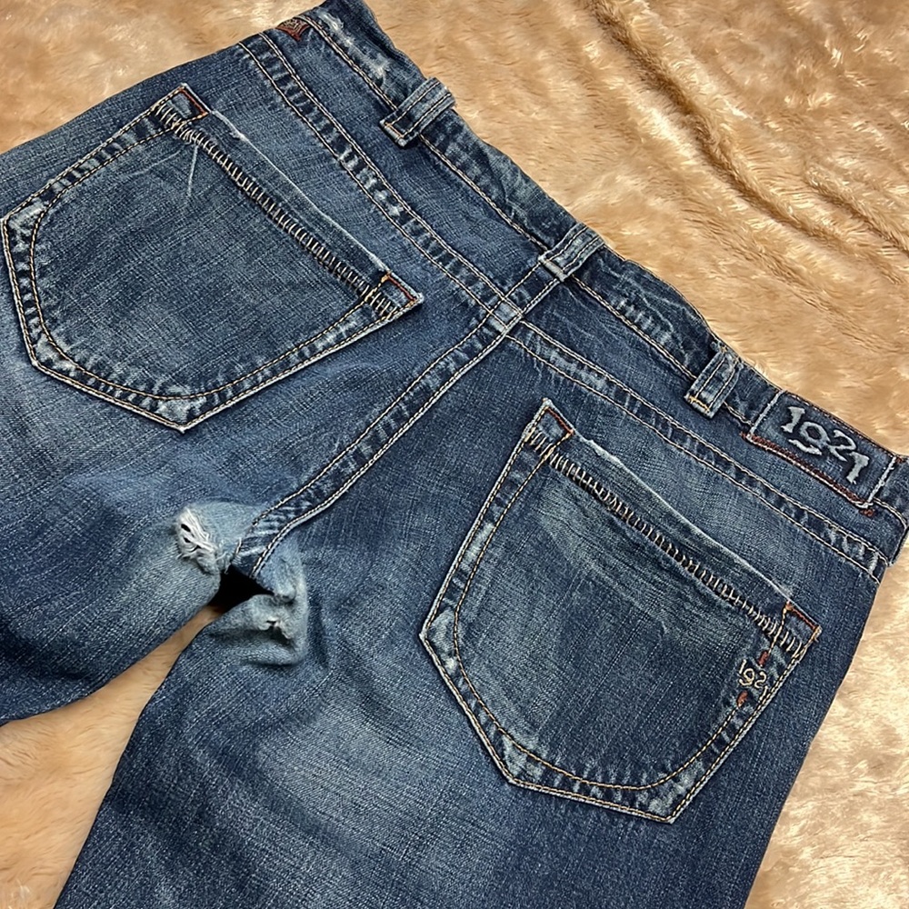 Vintage 1921 Classic Blue Denim Jeans 34/34 - Picture 14 of 16